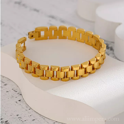 Bracelet en acier inoxydable 18k