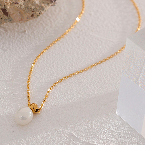 Collier en acier inoxydable 18k